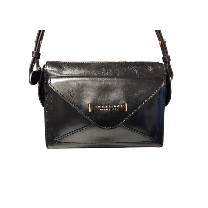 the bridge Damentasche Rindleder schwarz